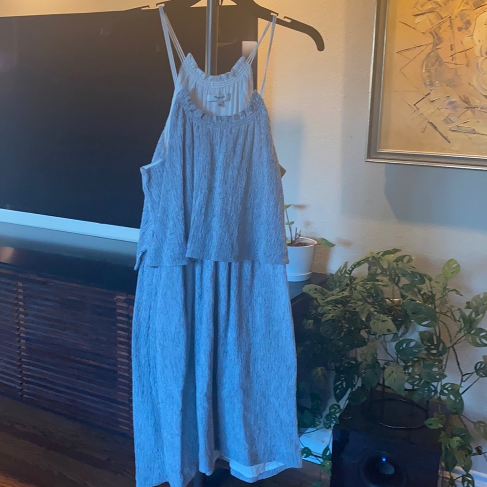 Madewell seersucker summer dress